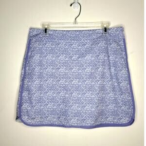 Vineyard Vines Performance blue white athletic skirt skort - 10 -golf pickleball